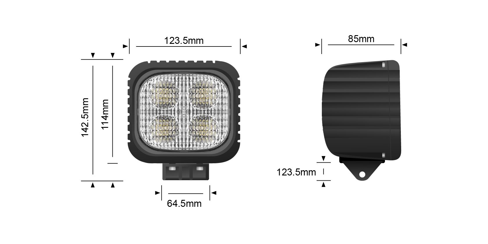 STEDI 40W LED Work Flood Light